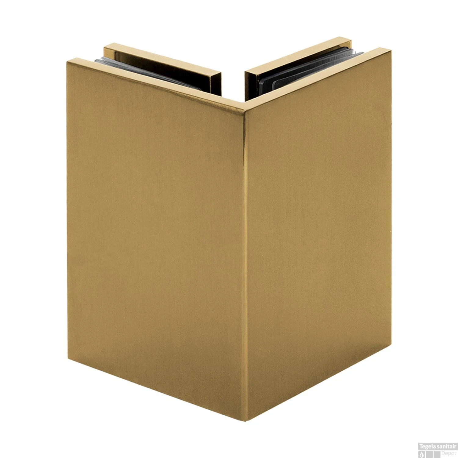 Inloopdouche Compleet XL Just Creating Profielloos 100x120 Cm Goud - Afbeelding 5