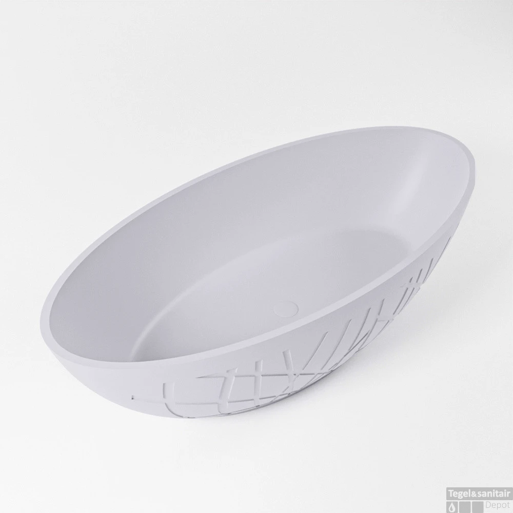 HOLM Vrijstaand Bad 180x85cm Kleur Cale / Cale 1 HOLM Vrijstaand Bad 180x85cm Kleur Cale / Cale