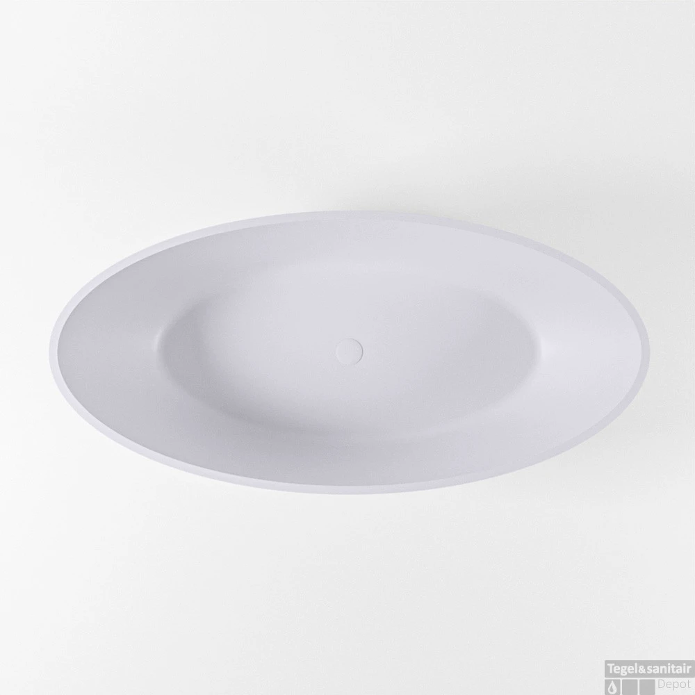 HOLM Vrijstaand Bad 180x85cm Kleur Cale / Cale 8 HOLM Vrijstaand Bad 180x85cm Kleur Cale / Cale - Afbeelding 8