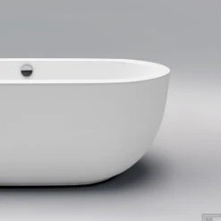 Clou InBe Vrijstaand Ligbad Ovaal 180x85x61 Cm Met Overloop Acryl Wit -Winkel Voor Badkamerdouchebenodigdheden ib 05.40102 d