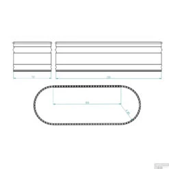 Tankkd IJsbad | Green Label Oval | 210x60x75cm | Aluminium -Winkel Voor Badkamerdouchebenodigdheden ijsbad tankkd green label oval 213x61x76 cm aluminium tech