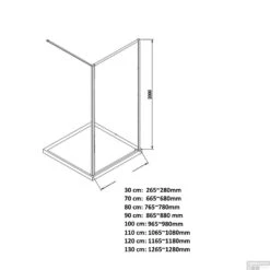 Inloopdouche Boss & Wessing Recta 80x200 Cm Mat Zwart Profiel Rondom -Winkel Voor Badkamerdouchebenodigdheden inloopdouche boss wessing recta 80x200 cm mat zwart profiel rondom tech
