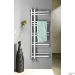 Handdoekradiator Sapho Magdalena Recht 50x120 Cm 408W Chroom -Winkel Voor Badkamerdouchebenodigdheden iz101 handdoekradiator sapho magdalena recht 50x120 cm 408w chroom 3