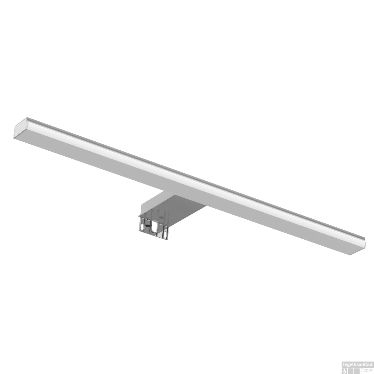 LED Spiegellamp Allibert Blitz 10 Watt 45,8x4x11,2cm Glanzend Chroom
