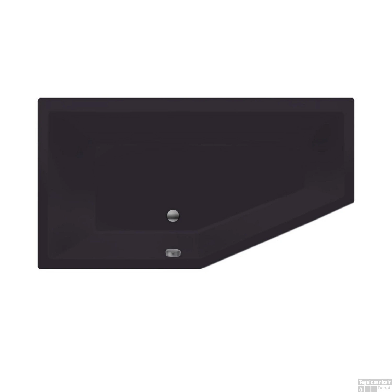 Ligbad Beterbad Xenz Society Links 160x90x50 Cm Antraciet 1 Ligbad Beterbad Xenz Society Links 160x90x50 Cm Antraciet