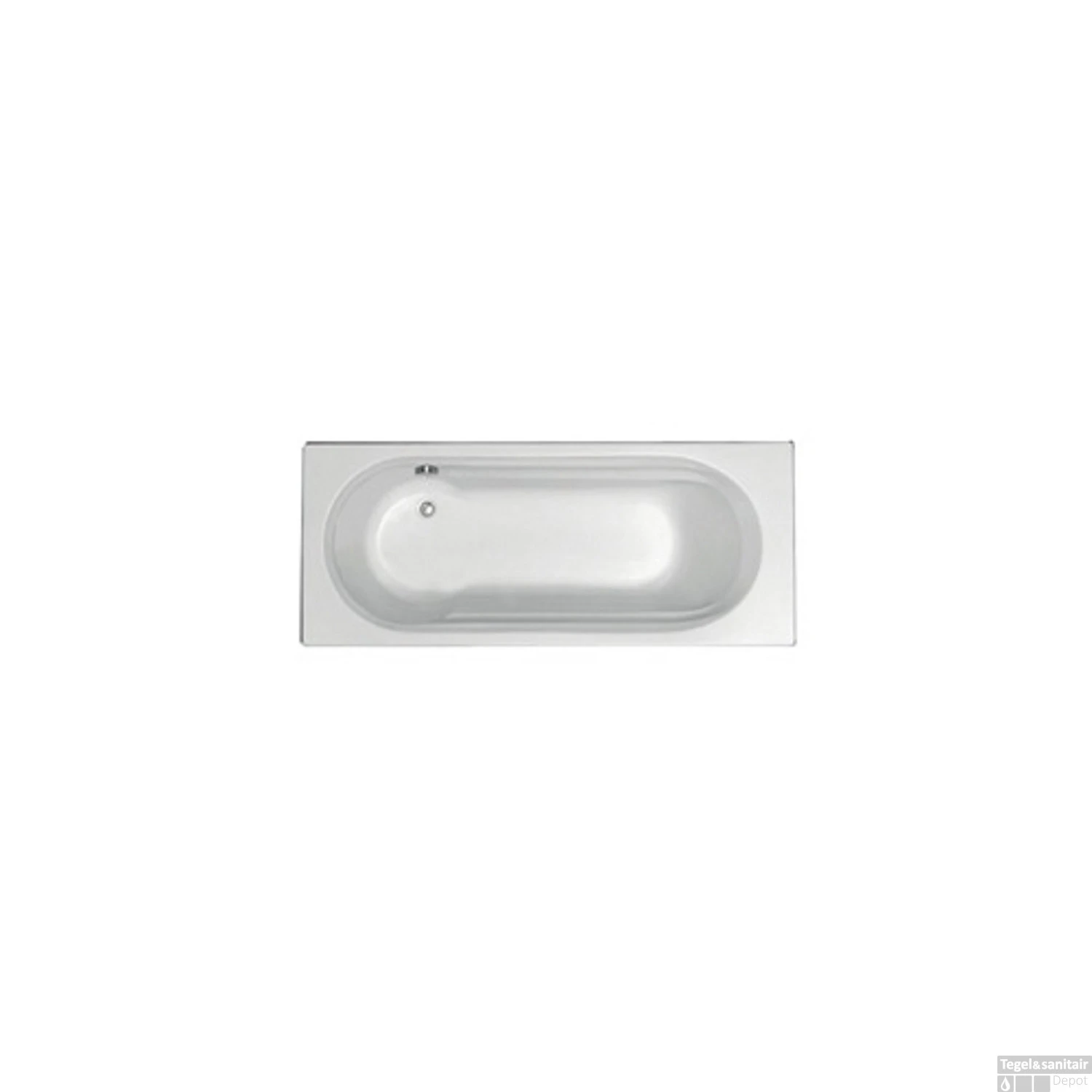 Ligbad Plieger Queen Solo Acryl Met Geïntegreerd Douchegedeelte 170x70x43cm Met Poten Wit 1 Ligbad Plieger Queen Solo Acryl Met Geïntegreerd Douchegedeelte 170x70x43cm Met Poten Wit