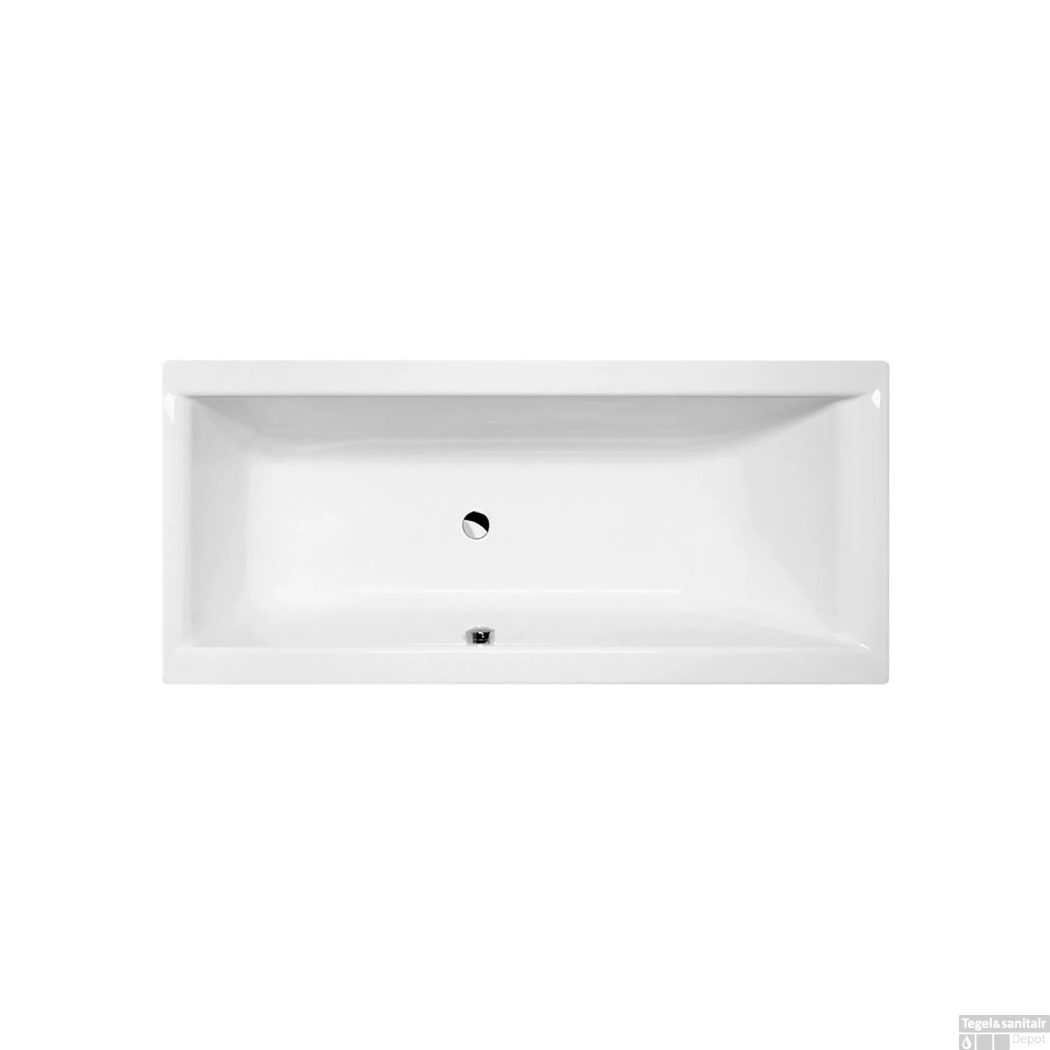 Ligbad Polysan Cleo Slim Inbouw 160x70x48 Cm Wit 1 Ligbad Polysan Cleo Slim Inbouw 160x70x48 Cm Wit