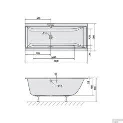 Ligbad Polysan Cleo Slim Inbouw 160x70x48 Cm Wit 7 Ligbad Polysan Cleo Slim Inbouw 160x70x48 Cm Wit -Winkel Voor Badkamerdouchebenodigdheden ligbad polysan cleo slim inbouw 160x70x48 cm wit sph73611s tech