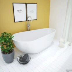 Ligbad Vrijstaand Boss & Wessing 173x85x56 Cm Wit