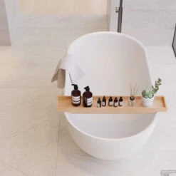 Ligbad Vrijstaand Ideavit Solidera 150x76x53 Cm Solid Surface Mat Wit -Winkel Voor Badkamerdouchebenodigdheden ligbad vrijstaand ideavit solidera 150x76x53 cm solid surface mat wit sfeer1