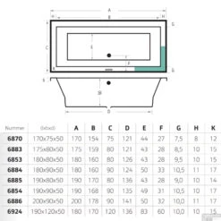 Ligbad Xenz Society 170x75x50 Cm Inbouw Acryl Antraciet 5 Ligbad Xenz Society 170x75x50 Cm Inbouw Acryl Antraciet -Winkel Voor Badkamerdouchebenodigdheden ligbad xenz society 170x75x50 cm inbouw acryl antraciet 6870 05 tech