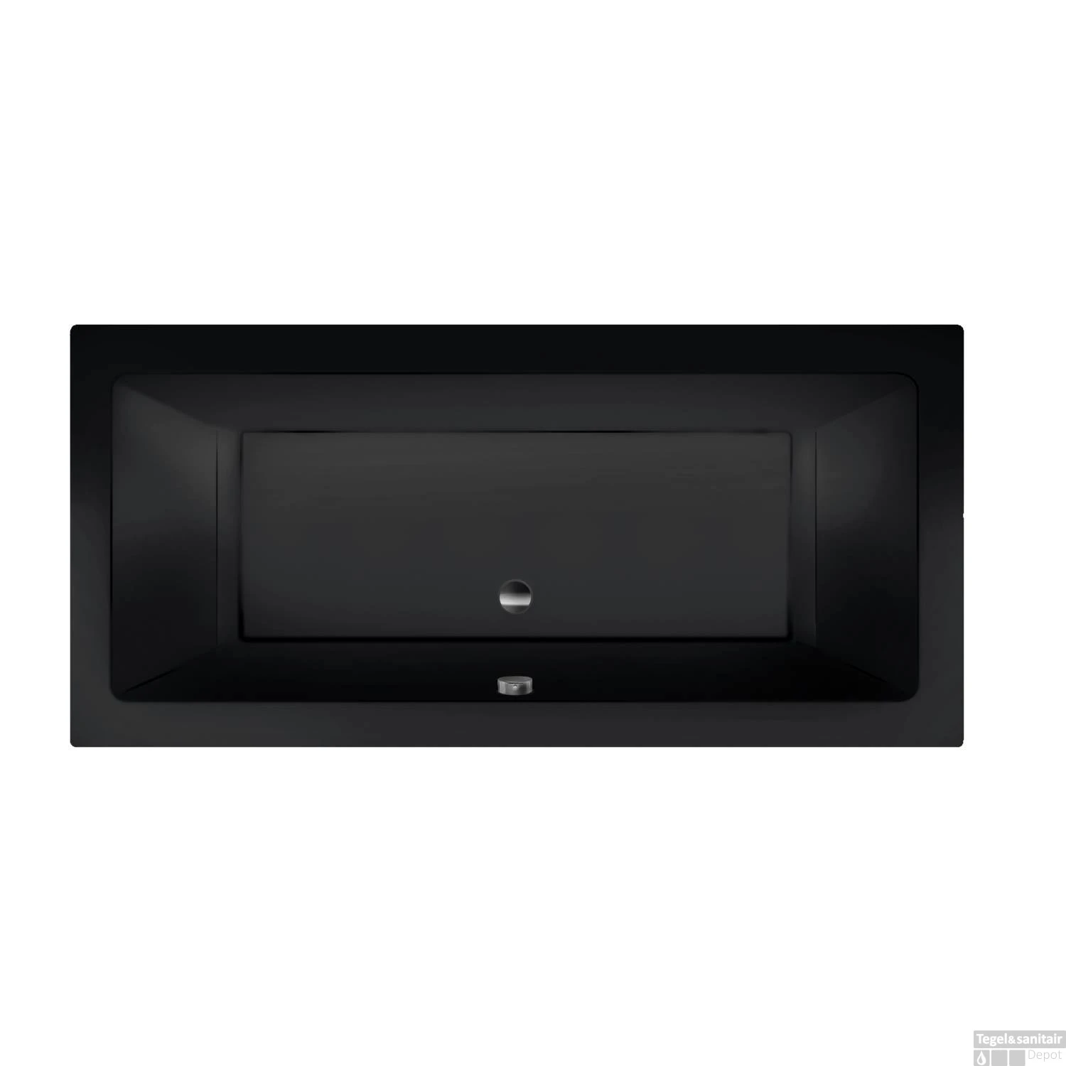 Ligbad Xenz Society Ebony 180x80x50 Cm Mat Zwart 1 Ligbad Xenz Society Ebony 180x80x50 Cm Mat Zwart