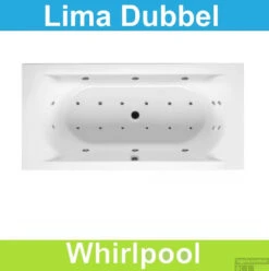 Ligbad Riho Lima 160x70 Cm Whirlpool Dubbel Systeem