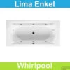 Ligbad Riho Lima 170x75 Cm Whirlpool Enkel Systeem