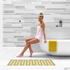 Elektrische Vloerverwarming Magnum Mat Incl. Klokthermostaat 0.75 M2 -Winkel Voor Badkamerdouchebenodigdheden magnum mat 2016 bw 1 19