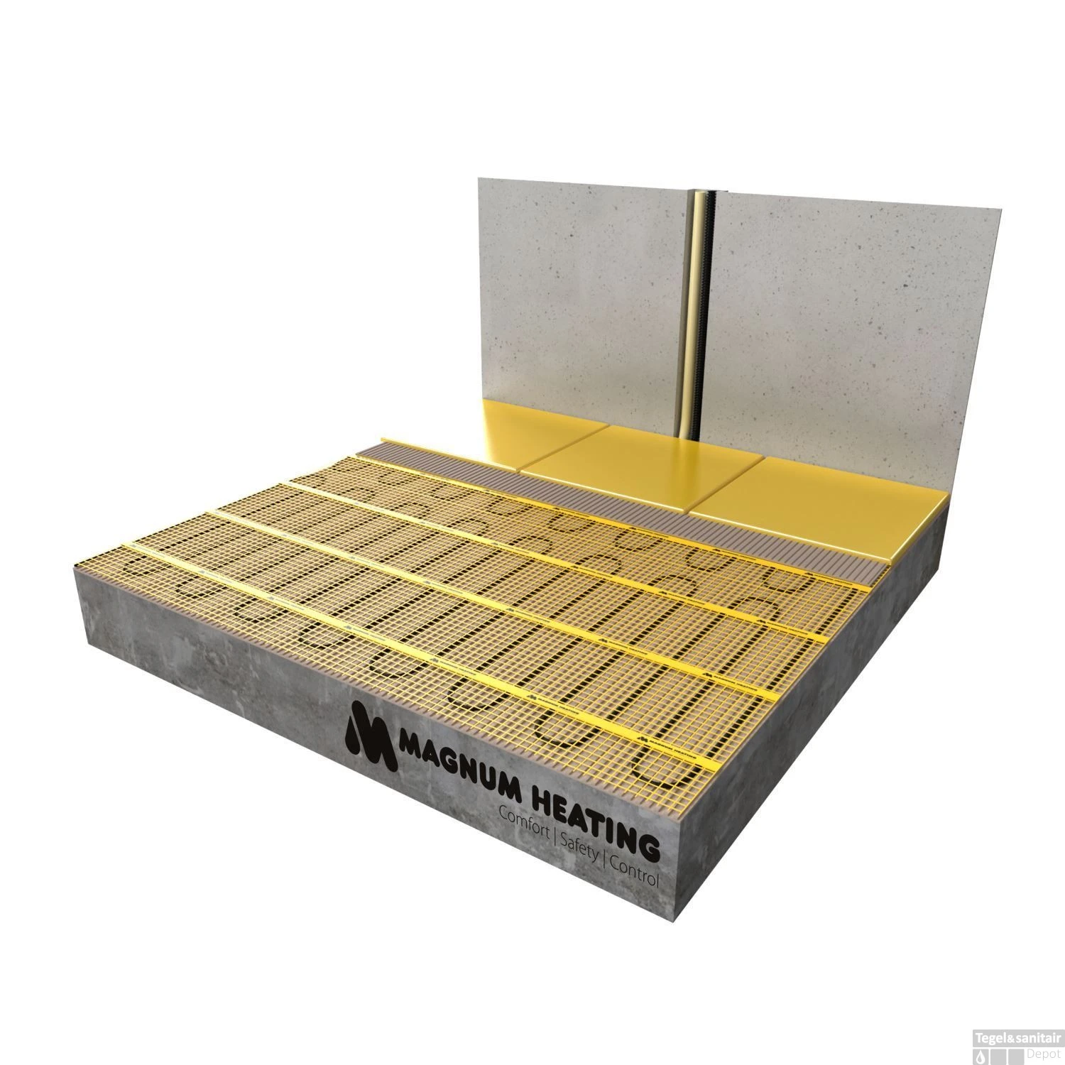 Elektrische Vloerverwarming Magnum Mat Incl. Klokthermostaat 10 M2 2 Elektrische Vloerverwarming Magnum Mat Incl. Klokthermostaat 10 M2 - Afbeelding 2