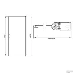 Nisdeur Boss & Wessing Coala 90x195cm Met Sluitprofiel 6mm NANO Coating 5 Nisdeur Boss & Wessing Coala 90x195cm Met Sluitprofiel 6mm NANO Coating -Winkel Voor Badkamerdouchebenodigdheden nisdeur boss wessing coala 90x195cm met sluitprofiel 6mm nano coating tech