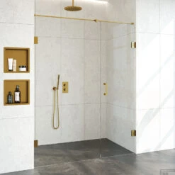 Nisdeur Compleet Just Creating Profielloos 2-Delig 160x200 Cm 100/60 Goud