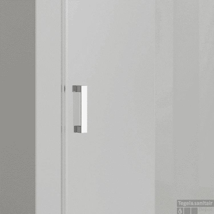 Sanitop Douchedeur Just Creating | Profielloos | 80cm | Omkeerbaar Helder Glas | Nisdeur - Afbeelding 3