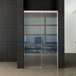 Wiesbaden Douchedeur | Softclose 2.0 | 120x200cm | 8mm Aluminium NANO Coating | Nisdeur