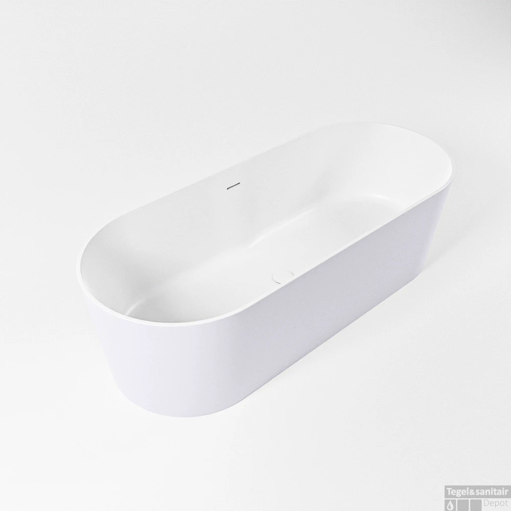 NOBLE Vrijstaand Bad 180x75cm Kleur Cale / Talc 1 NOBLE Vrijstaand Bad 180x75cm Kleur Cale / Talc