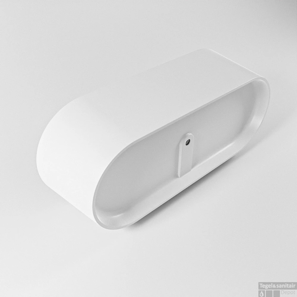 NOBLE Vrijstaand Bad 180x75cm Kleur Talc / Talc 6 NOBLE Vrijstaand Bad 180x75cm Kleur Talc / Talc - Afbeelding 6