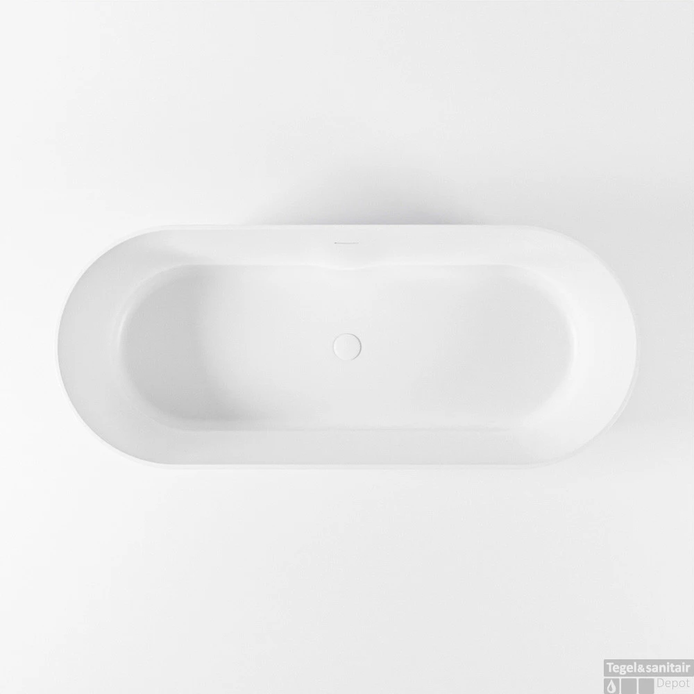 NOBLE Vrijstaand Bad 180x75cm Kleur Cale / Talc 8 NOBLE Vrijstaand Bad 180x75cm Kleur Cale / Talc - Afbeelding 8