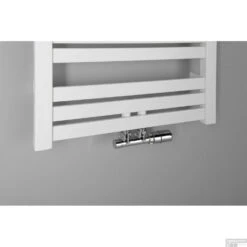 Handdoekradiator Sapho Nevel Recht Middenaansluiting 55.5x104.3 Cm 397W Wit -Winkel Voor Badkamerdouchebenodigdheden nvx610 handdoekradiator sapho nevel recht 55.5x104.3 cm 397w wit 5