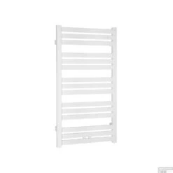 Handdoekradiator Sapho Nevel Recht Middenaansluiting 55.5x104.3 Cm 397W Wit