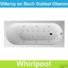 Ligbad Villeroy & Boch Oberon 180x80 Cm Balboa Whirlpool Systeem Dubbel