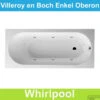 Ligbad Villeroy & Boch Oberon 170x75 Cm Balboa Whirlpool Systeem Enkel