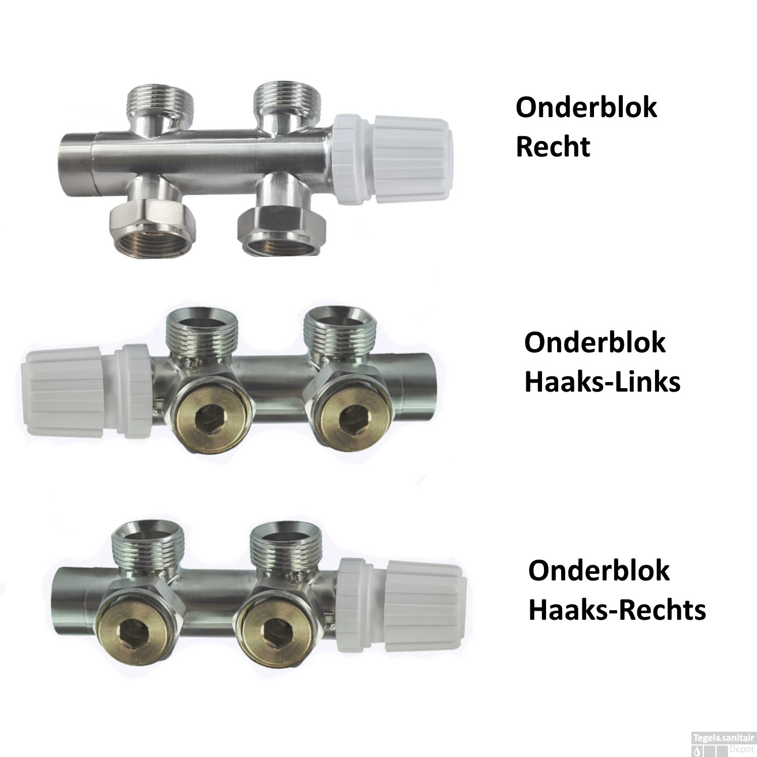 Onderblok Radiatoraansluitset Wiesbaden 16x2,0 +15 Knel Haaks Links Aansluiting Geborsteld Staal (RVS Look) 2 Onderblok Radiatoraansluitset Wiesbaden 16x2,0 +15 Knel Haaks Links Aansluiting Geborsteld Staal (RVS Look) - Afbeelding 2