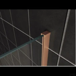 BWS Inloopdouche Pro Line Helder Glas 110x200 Geborsteld Messing Koper Profiel En Stang -Winkel Voor Badkamerdouchebenodigdheden profielset met stabilisatiestang wiesbaden slim 120cm koper 1 1 3 1 1 1 1 1 1 1 1 1 1