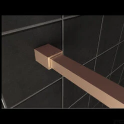 BWS Inloopdouche Pro Line Helder Glas 110x200 Geborsteld Messing Koper Profiel En Stang -Winkel Voor Badkamerdouchebenodigdheden profielset met stabilisatiestang wiesbaden slim 120cm koper 3 1 3 1 1 1 1 1 1 1 1 1 1