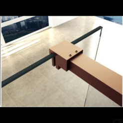 BWS Inloopdouche Pro Line Helder Glas 110x200 Geborsteld Messing Koper Profiel En Stang -Winkel Voor Badkamerdouchebenodigdheden profielset met stabilisatiestang wiesbaden slim 120cm koper shop 1 3 1 1 1 1 1 1 1 1 1 1