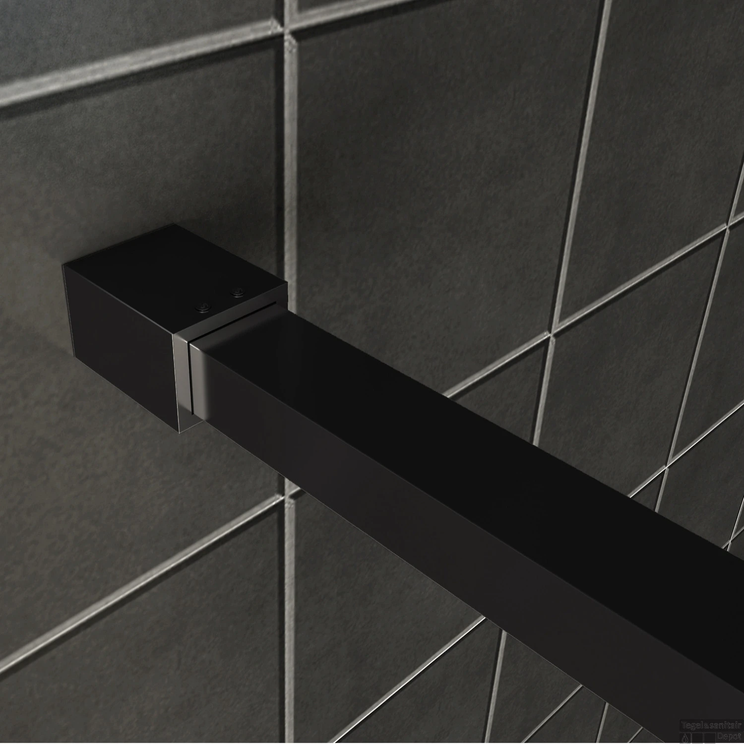 Profielset Met Stabilisatiestang Wiesbaden Slim 120cm Mat Zwart 1 Profielset Met Stabilisatiestang Wiesbaden Slim 120cm Mat Zwart