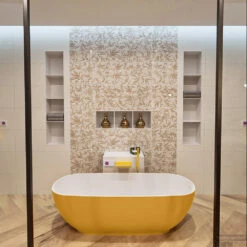 ROCK Vrijstaand Bad 170x70cm Kleur Ocher / Talc -Winkel Voor Badkamerdouchebenodigdheden rock 2 00014