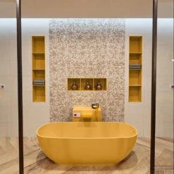 ROCK Vrijstaand Bad 170x70cm Kleur Ocher / Ocher -Winkel Voor Badkamerdouchebenodigdheden rock 2 00027