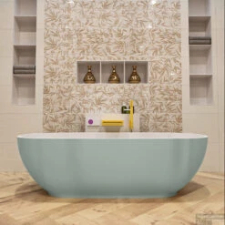 ROCK Vrijstaand Bad 170x70cm Kleur Greey / Talc 15 ROCK Vrijstaand Bad 170x70cm Kleur Greey / Talc -Winkel Voor Badkamerdouchebenodigdheden rock 4 00005