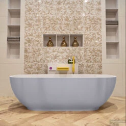 ROCK Vrijstaand Bad 170x70cm Kleur Cale / Talc -Winkel Voor Badkamerdouchebenodigdheden rock 4 00008