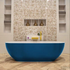 ROCK Vrijstaand Bad 170x70cm Kleur Jeans / Talc 15 ROCK Vrijstaand Bad 170x70cm Kleur Jeans / Talc -Winkel Voor Badkamerdouchebenodigdheden rock 4 00013