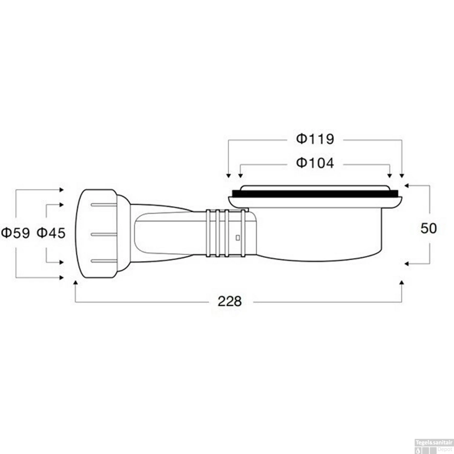 Douchetub Sanimar Sanistone 160 X 90 Cm Cement Grijs 6 Douchetub Sanimar Sanistone 160 X 90 Cm Cement Grijs - Afbeelding 6