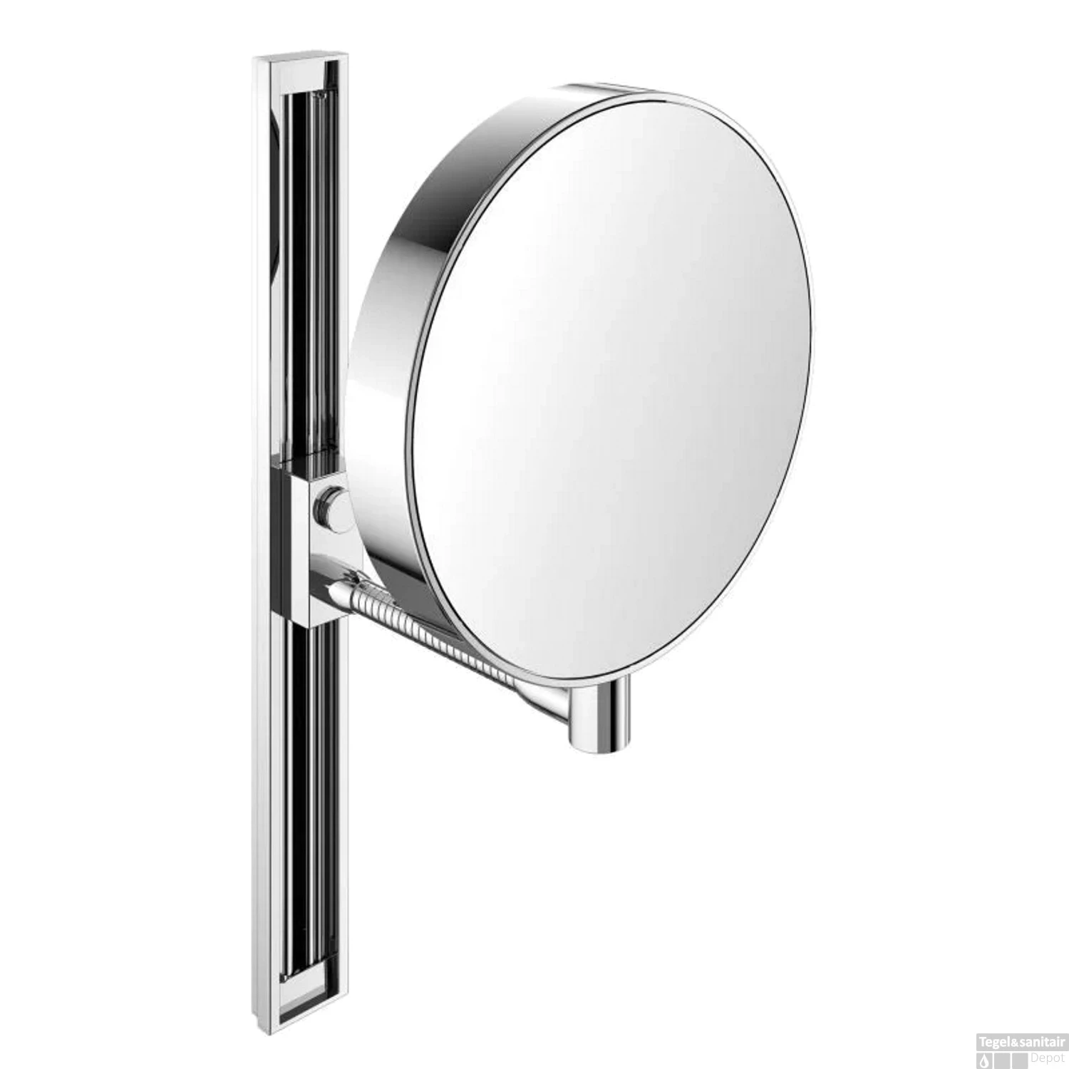 Scheerspiegel Emco Rond Ø24cm Met Glijstang 40cm Chroom 1 Scheerspiegel Emco Rond Ø24cm Met Glijstang 40cm Chroom