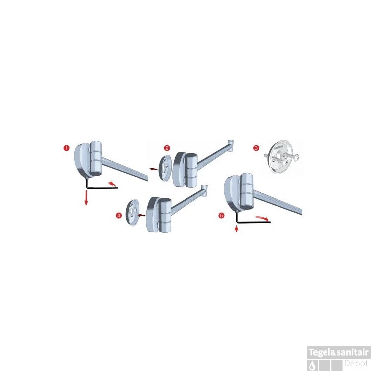 Smedbo Vergrootspiegel Draaibaar Diameter 20 Cm Messing Mat Zwart 2 Smedbo Vergrootspiegel Draaibaar Diameter 20 Cm Messing Mat Zwart - Afbeelding 2