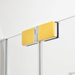 Badwand Sealskin Custom 100x140 Cm Zilver Hoogglans Helder Glas Links -Winkel Voor Badkamerdouchebenodigdheden sp011004260100 badwand get wet by sealskin custom 100x140 cm zilver hoogglans helder glas links 3