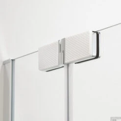 Badwand Sealskin Custom 100x140 Cm Zilver Hoogglans Helder Glas Links -Winkel Voor Badkamerdouchebenodigdheden sp011004260100 badwand get wet by sealskin custom 100x140 cm zilver hoogglans helder glas links 5