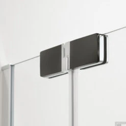 Badwand Sealskin Custom 100x140 Cm Zilver Hoogglans Helder Glas Links -Winkel Voor Badkamerdouchebenodigdheden sp011004260100 badwand get wet by sealskin custom 100x140 cm zilver hoogglans helder glas links 6