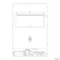 Spiegel Gliss Design Horizontaal Led Standaard Verlichting 150cm -Winkel Voor Badkamerdouchebenodigdheden spiegel gliss design horizontaal led standaard verlichting 150 tech