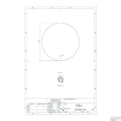 Spiegel Gliss Design Oko Rond LED Verlichting 100cm 8 Spiegel Gliss Design Oko Rond LED Verlichting 100cm -Winkel Voor Badkamerdouchebenodigdheden spiegel gliss design oko rond led verlichting 100 tech