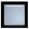 Spiegel Sanicare Q-Mirrors 70x70 Cm Vierkant Met Aan De Bovenkant & Onderzijde LED Cold White, Omlijsting Mat Zwart Incl. Ophangmateriaal Met Afstandsbediening